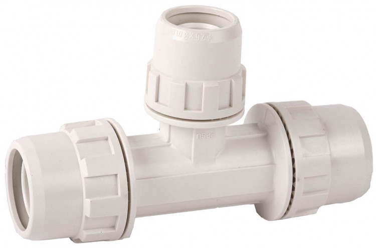 Тройник редукционный ЗУБР ШиреФит 51506-20-16-20