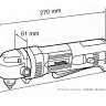 Угловая дрель MAKITA DA3010F