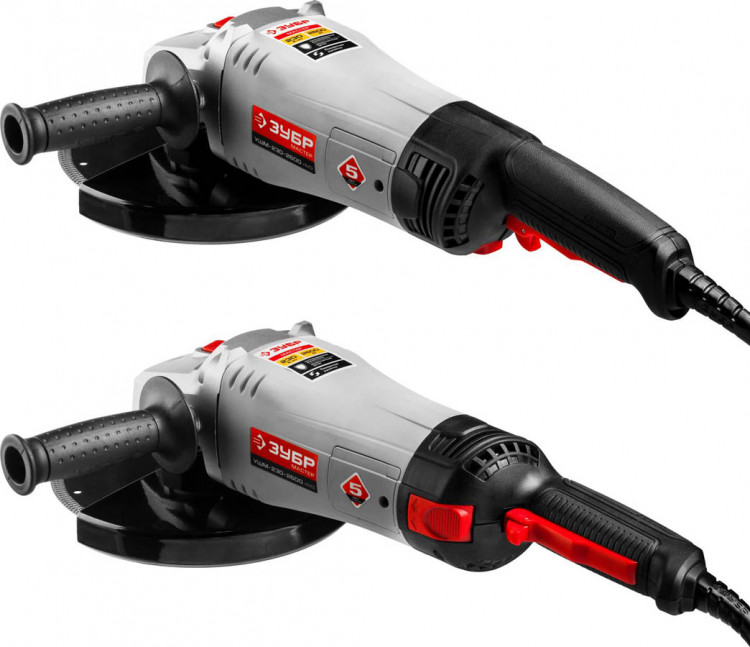 Угловая шлифмашина ЗУБР УШМ-230-2600 ПМ3