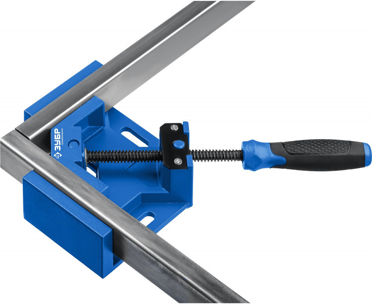Струбцина угловая ЗУБР 32211 с легким алюминиевым корпусом