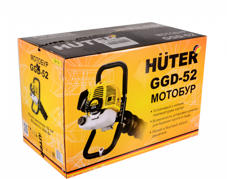 Мотобур HUTER GGD-52