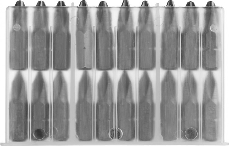 Профессиональные биты MIRAX 26251-2-25-20 изготовлены из высококачественной легированной стали и имеют точную геометрию шлицов