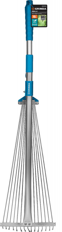 Грабли веерные с телескопическим черенком GRINDA PR-50