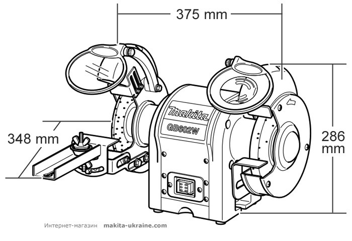 Точильный станок MAKITA GB602W