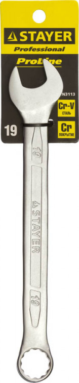 Комбинированный гаечный ключ STAYER 27081-19