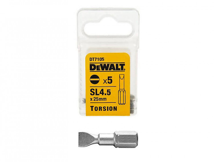 Бита Sl4,5 DeWALT DT7105