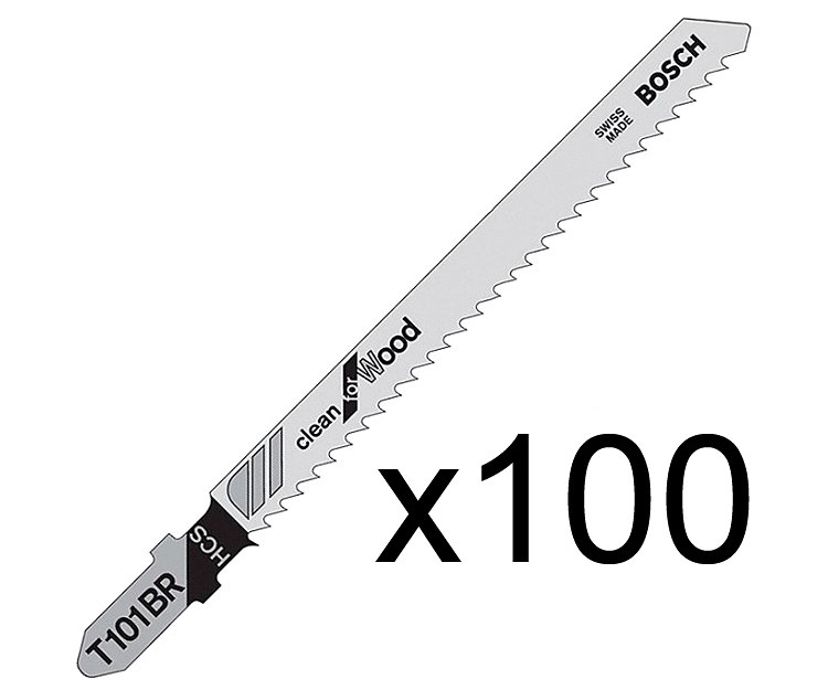 Пилка по дереву Bosch T 101 B, 2,7?100 мм, 100 шт.