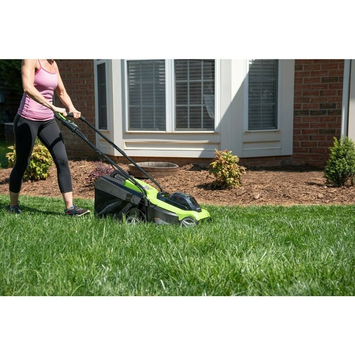 Газонокосилка аккумуляторная Greenworks G24X2LM41, 2*24V, 41 см, без АКБ и ЗУ
