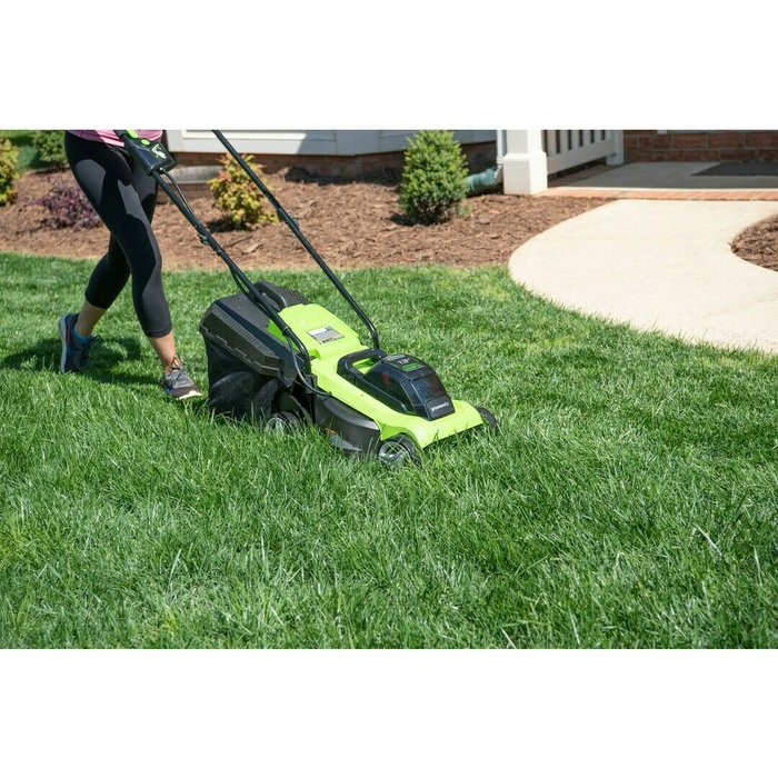 Газонокосилка аккумуляторная Greenworks G24X2LM41, 2*24V, 41 см, без АКБ и ЗУ