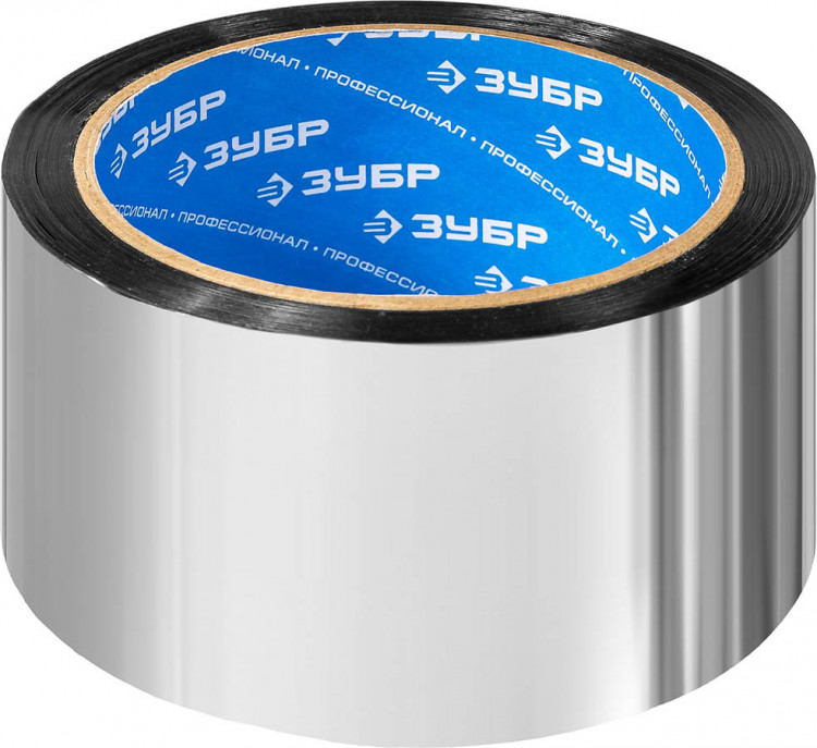 Лента клеящая металлизированная (скотч) ЗУБР 12260-50-50