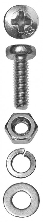 Набор метрического крепежа ЗУБР 4-303476-06-040