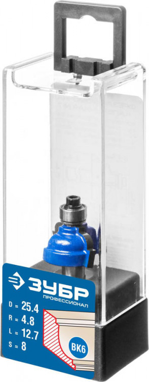 Фреза кромочная калевочная №7 ЗУБР 28709-25.4