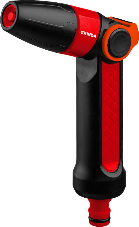 Пистолет поливочный двухкомпонентный с регулятором напора N-R GRINDA 8-427189