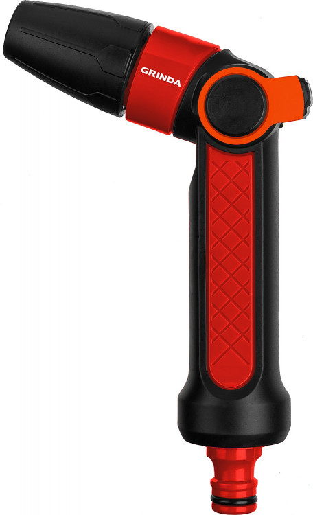 Пистолет поливочный двухкомпонентный с регулятором напора N-R GRINDA 8-427189