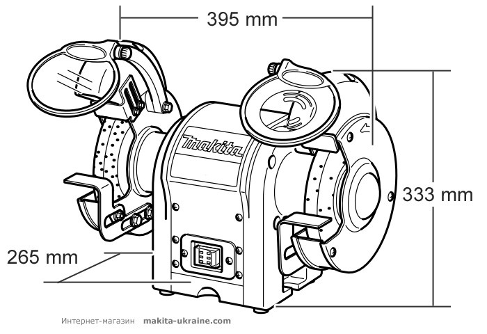 Точильный станок MAKITA GB801