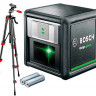 Линейный лазерный нивелир BOSCH Quigo Green + штатив