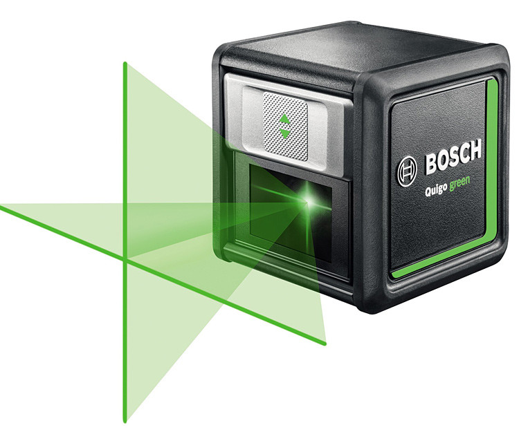 Линейный лазерный нивелир BOSCH Quigo Green + штатив