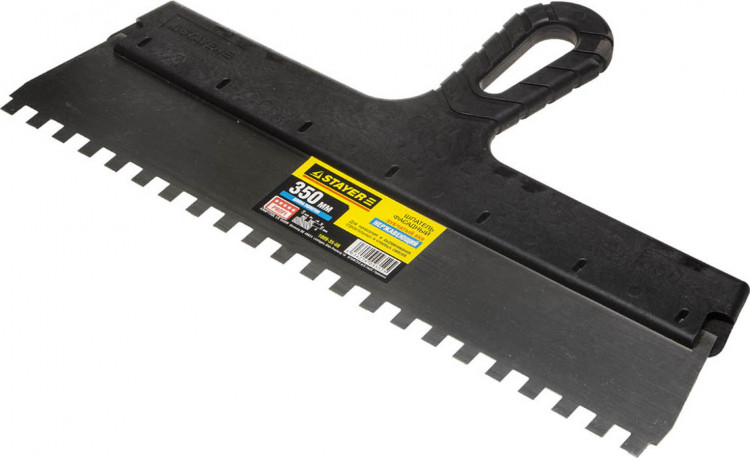Шпатель зубчатый STAYER 1009-35-08