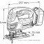 Аккумуляторный лобзик MAKITA BJV180RFJ