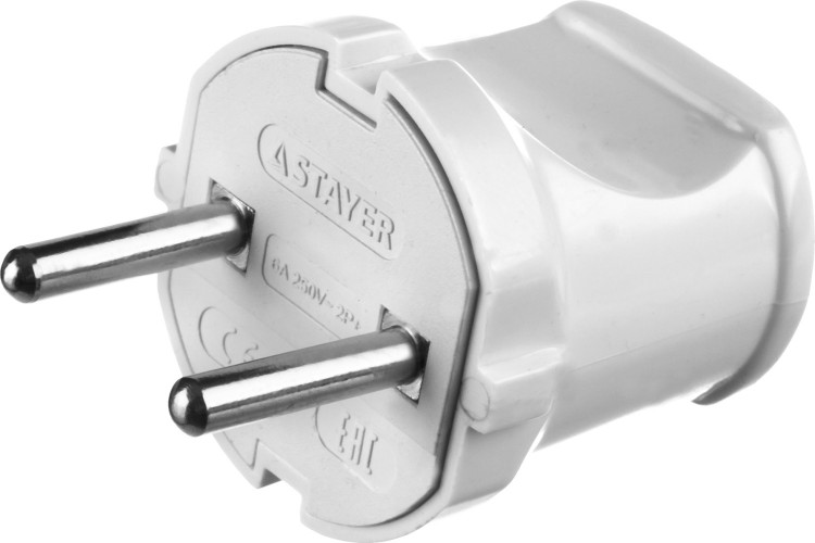 Вилка электрическая STAYER 55150-W