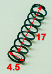 Пружина 0.3х4.6х17мм~57~47624