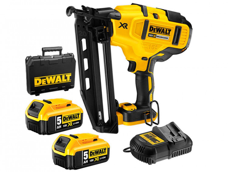 Аккумуляторный гвоздезабиватель DeWALT DCN660P2