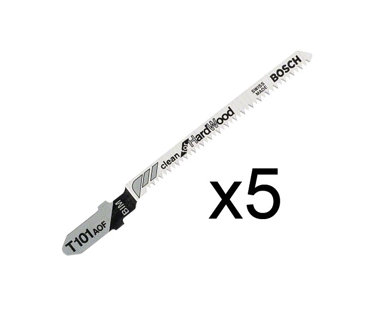 Пилка по дереву Bosch T 101 BF, 2,7?100 мм, 5 шт.