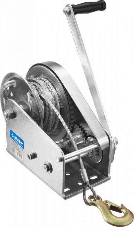 Лебедка ручная барабанная ЗУБР 43117-1.3