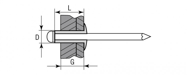 Заклепки из нержавеющей стали ЗУБР 31315-40-14