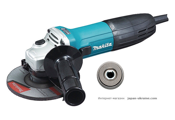 Болгарка MAKITA GA5030 + быстрозажимная гайка