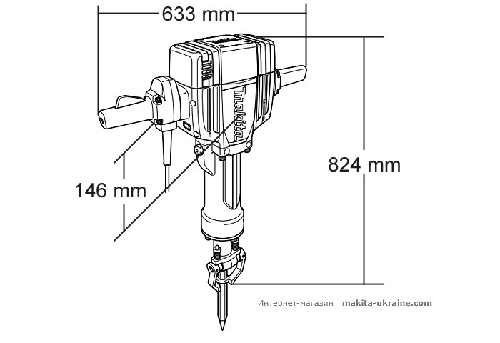 Отбойный молоток MAKITA HM1801