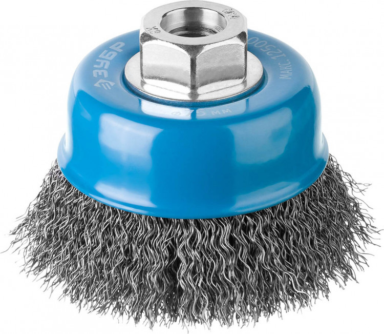 Щетка крацовка чашечная для УШМ ЗУБР 35261-075_z02