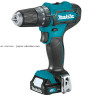 Аккумуляторный ударный шуруповерт MAKITA HP333DWYE