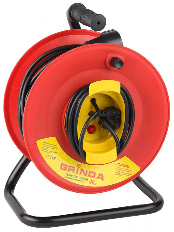 Удлинитель на катушке GRINDA 8-43665-50