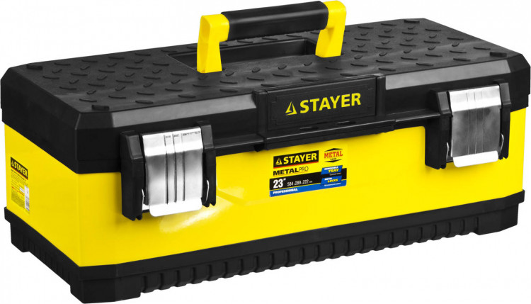 Ящик для инструмента STAYER 2-38011-21.5_z01 применяется для хранения инструментов и принадлежностей. Прочный металлический ящик позволяет организовать удобное и надежное хранение большого количества инструментов. Усиленный металлический корпус и надежные