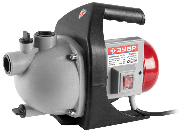 Насос садовый поверхностный ЗУБР ЗНС-800
