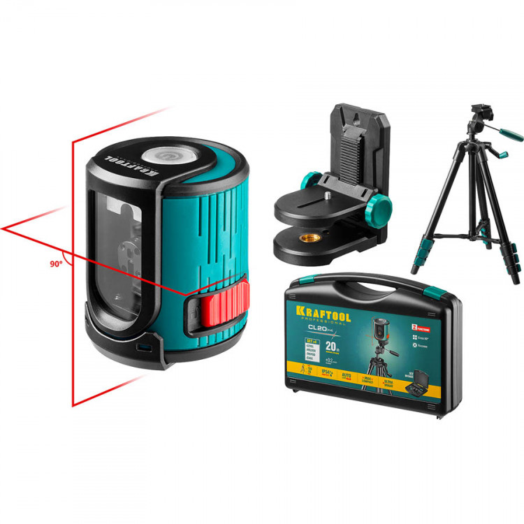 Лазерный уровень построитель плоскостей KRAFTOOL 34700-4