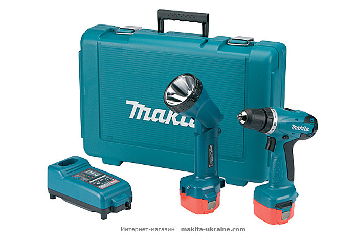 Аккумуляторная дрель-шуруповерт MAKITA 6261DWPLE