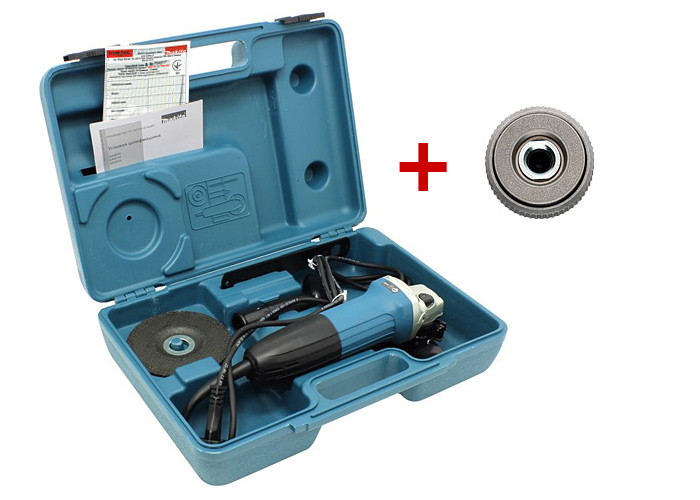 Болгарка MAKITA GA5030 + кейс 824985-4 + быстрозажимная гайка