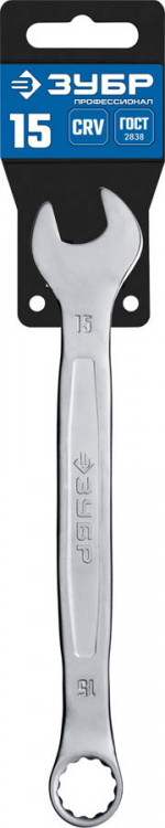 Комбинированный гаечный ключ ЗУБР 27087-15_z01