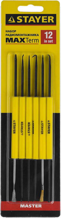 Набор радиомонтажника MAXTerm STAYER 55338-H12