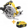 Аккумуляторная дисковая пила DeWALT DCS570N+DCB184