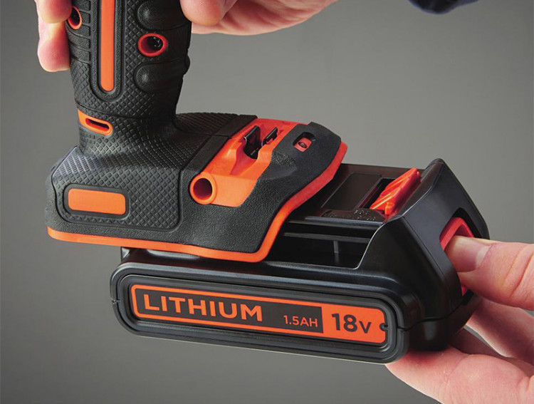 Ударная дрель-шуруповерт BLACK&DECKER BDCHD18KB