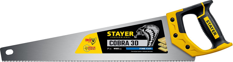 Ножовка универсальная (пила) COBRA 3D STAYER 1512-45_z01