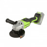 Угловая шлифовальная машина, аккумуляторная Greenworks GD24AGK4 3200207UB, 24V,  бесщеточная, c 1хАКБ 4 Ач и ЗУ в сумке