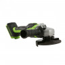Угловая шлифовальная машина, аккумуляторная Greenworks GD24AGK4 3200207UB, 24V,  бесщеточная, c 1хАКБ 4 Ач и ЗУ в сумке