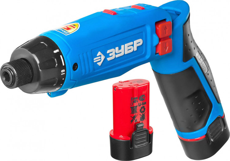Отвертка аккумуляторная ЗУБР ЗО-7.2-Ли КН