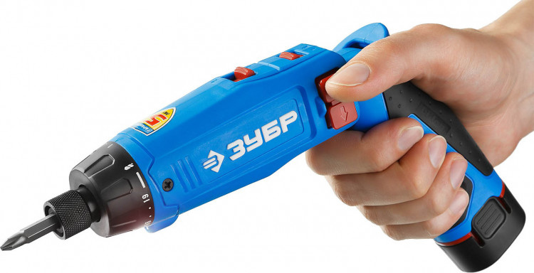 Отвертка аккумуляторная ЗУБР ЗО-7.2-Ли КН