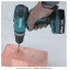 Аккумуляторный ударный шуруповерт MAKITA HP347DWE