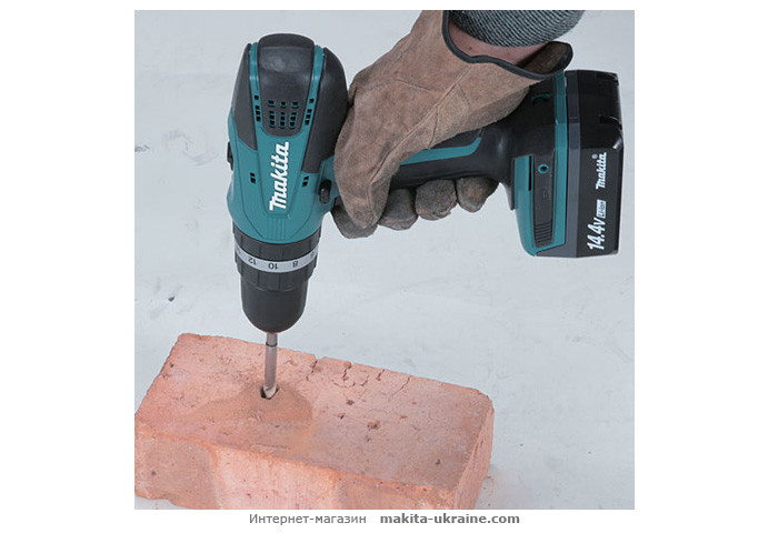 Аккумуляторный ударный шуруповерт MAKITA HP347DWE